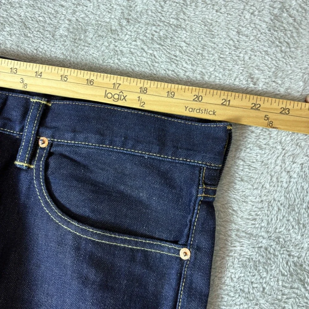 Polo Ralph Lauren Jeans Men 40x32 (Fits 42x34) Slim Fit Dark Wash‎ Indigo Denim